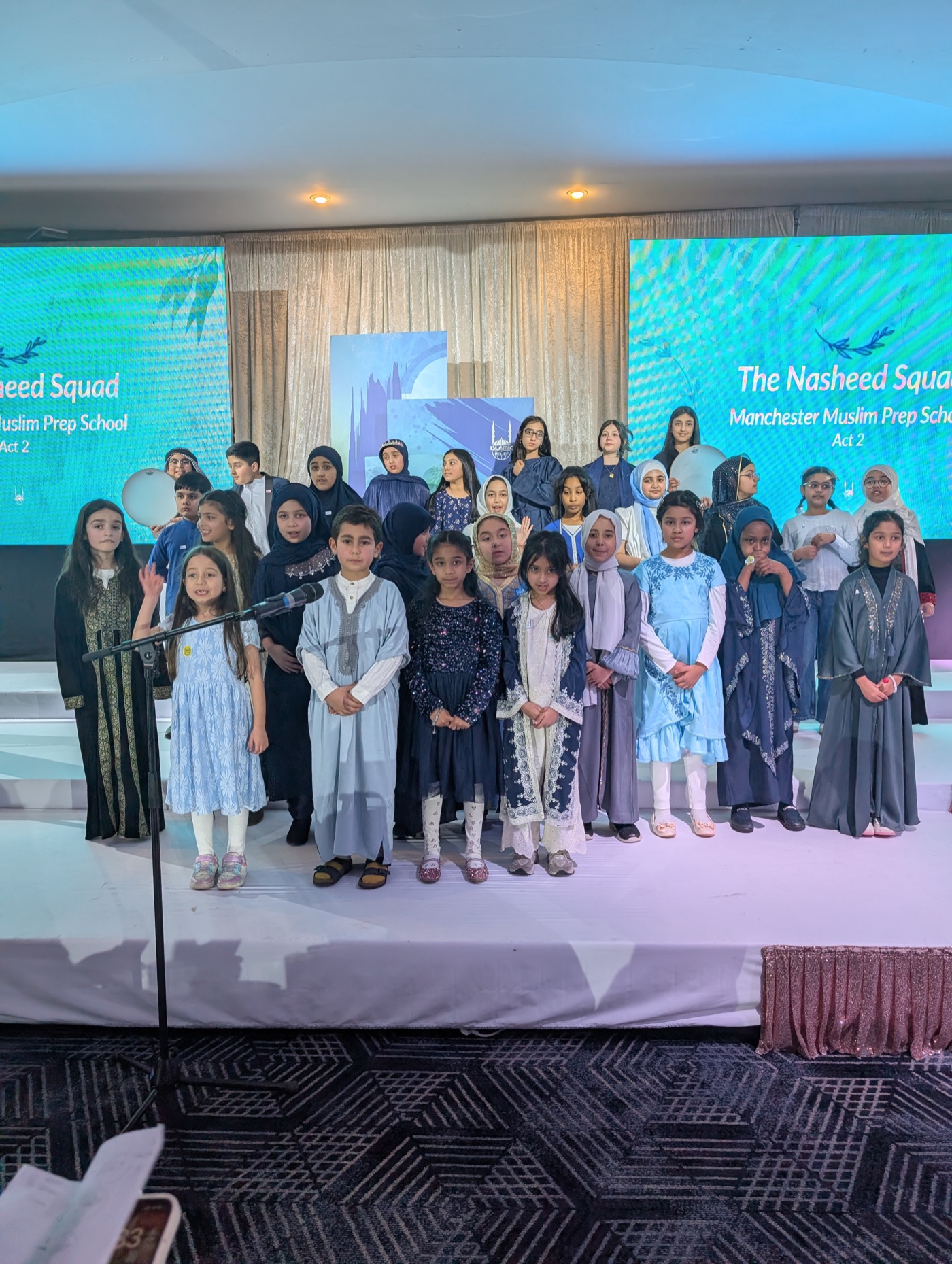 The Nasheed Squad performing at the Islamic Relief gala